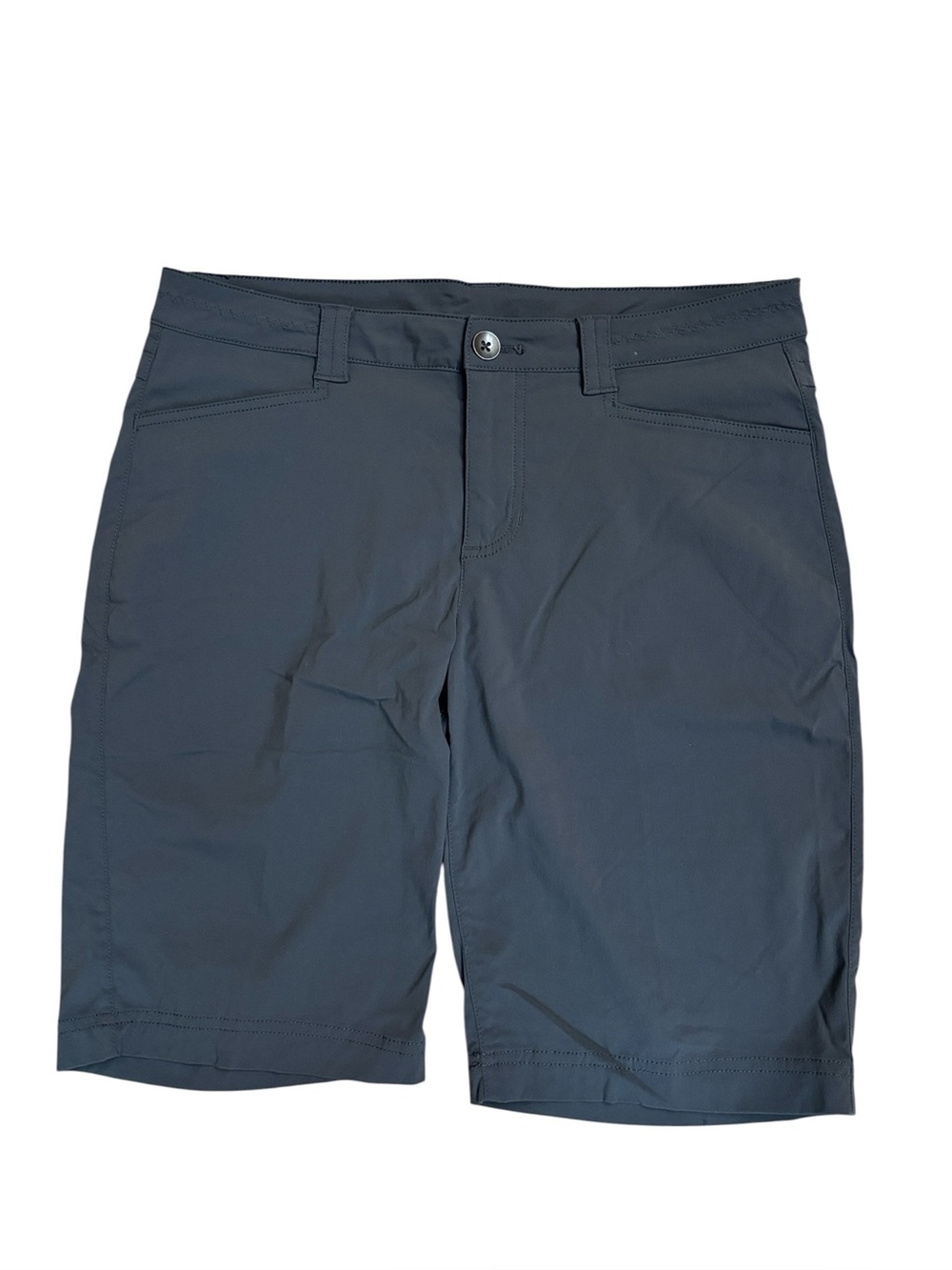Eddie Bauer Gray Bermuda Hiking Outdoor Gorpcore Athleisure Shorts Size 8